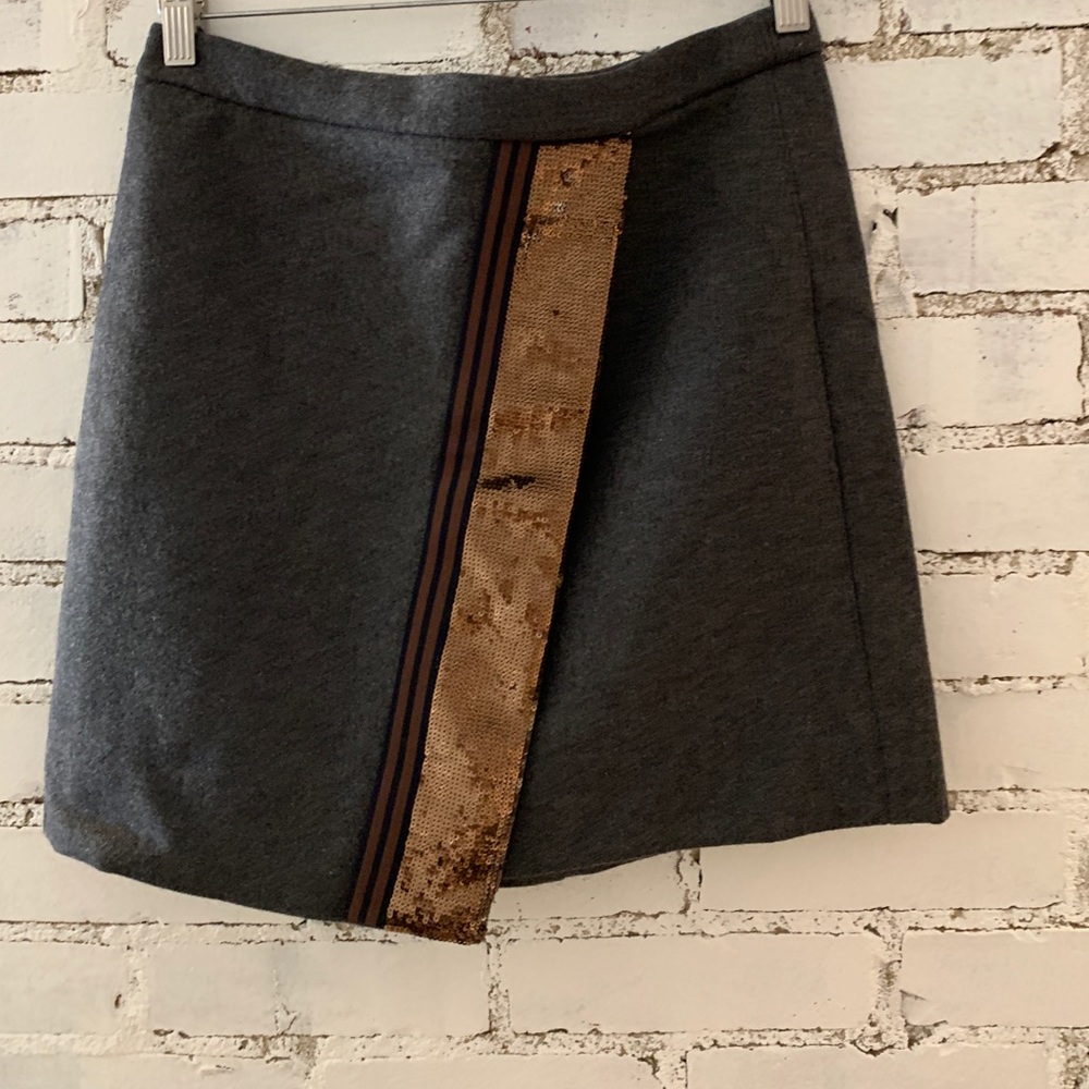 J.Crew Mini Sequin Wrap Skirt